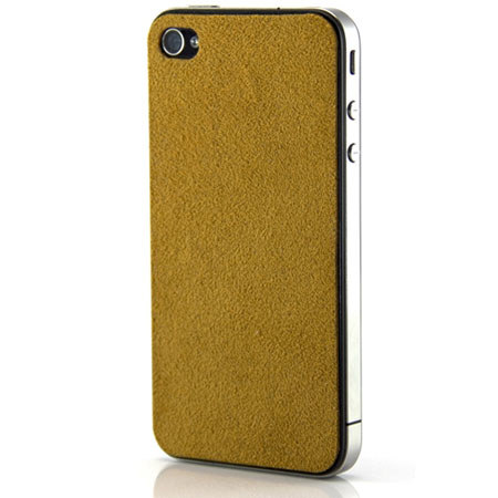 SlickWraps Gamuza Ultrasuede Wrap for iPhone 4, Tan