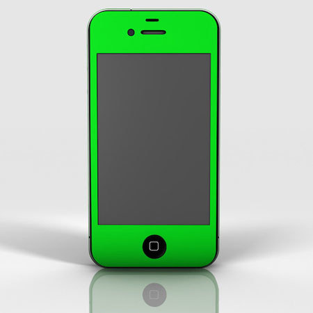 Slickwraps Color Collection Full Body Wrap for iPhone 4/4S, Green