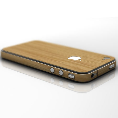 Slickwraps Maple Wood Full Body Wrap for Apple iPhone 4/4S