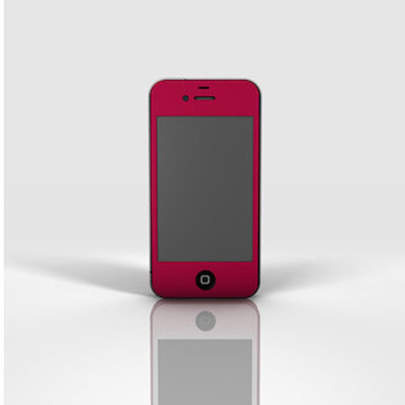 Slickwraps Color Collection Full Body Wrap for iPhone 4/4s, Red