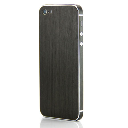 SlickWraps Metal iPhone 5 Brushed Onyx Wrap
