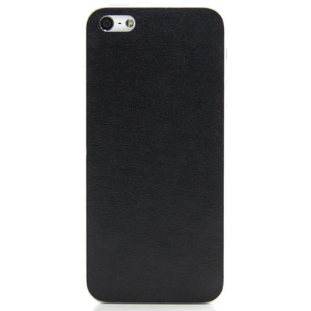 SlickWraps Patent Leather Wrap for iPhone 5, Black
