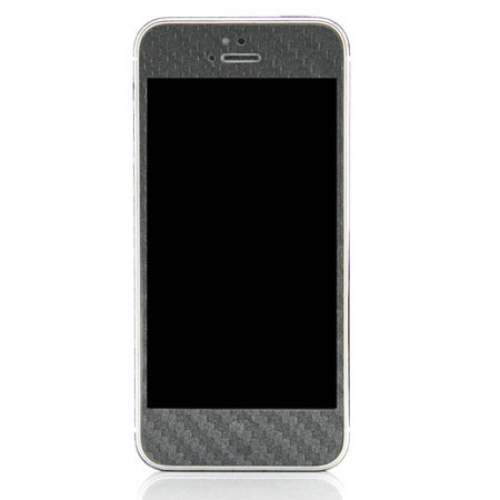 SlickWraps Carbon Fiber Wrap for iPhone 5, Gun Metal