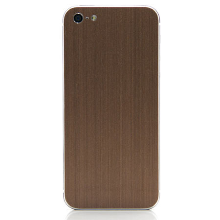SlickWraps Metal Brushed Wrap for iPhone 5, Copper