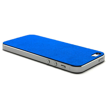 SlickWraps Gamuza Ultrasuede Wrap for iPhone 5, Blue