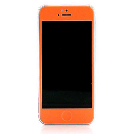 SlickWraps Vivid Glow Wrap for iPhone 5, Orange