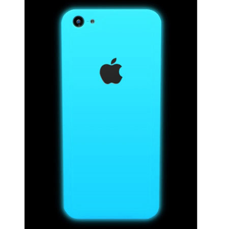 SlickWraps Vivid Glow Wrap for iPhone 5, Blue