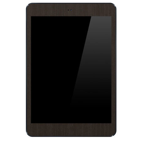 SlickWraps Metal Brushed Wrap for iPad Mini, Onyx