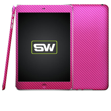 SlickWraps Carbon Fiber Wrap for iPad Mini, Pink