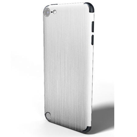 SlickWraps Metal Brushed Wrap for iPod Touch 5, Stainless Steel