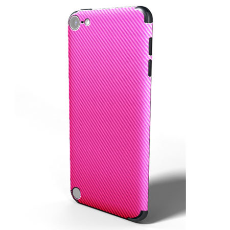SlickWraps Carbon Fiber Wrap for iPod Touch 5, Pink