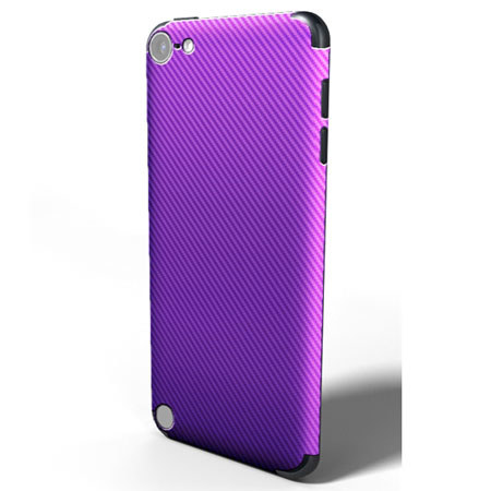 SlickWraps Carbon Fiber Wrap for iPod Touch 5, Purple