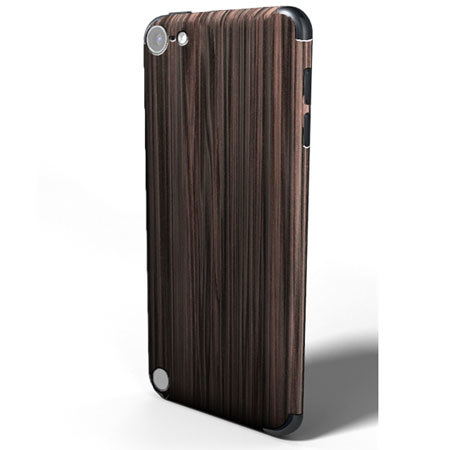 SlickWraps Wood Wrap for iPod Touch 5, Ebony