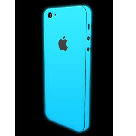 SlickWraps Glow Wrap for iPod Touch 5, Vivid Blue