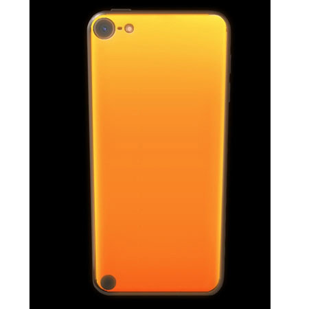 SlickWraps Glow Wrap for iPod Touch 5, Vivid Orange