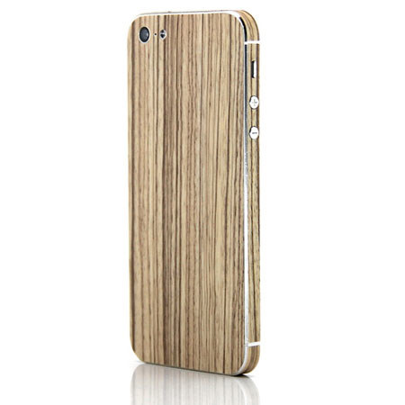 SlickWraps Wood Wrap for iPod Touch 5, Zebra