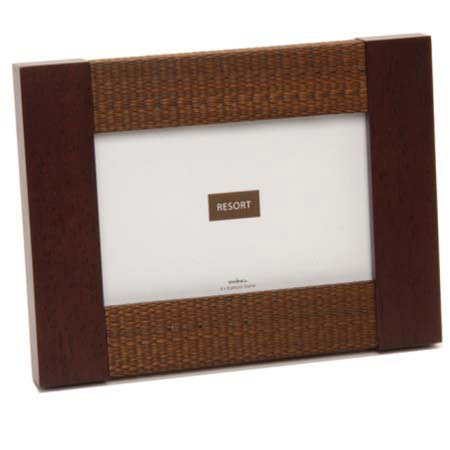 Swing Resort 2 Toned Wood Frame, 4x6in Photo, Brown
