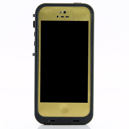 SlickWraps LifeProof Fre Wrap for iPhone 5, Brushed Gold