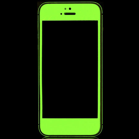 SlickWraps iGlowPhone LifeProof Fre Wrap for iPhone 5, Green