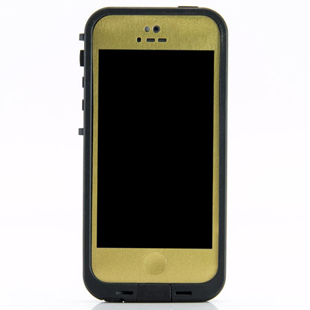 SlickWraps LifeProof Metal Wrap for iPhone 4/4S, Brushed Gold