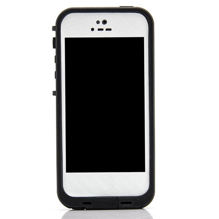 SlickWraps Carbon Fiber LifeProof Wrap for iPhone 4/4S, White