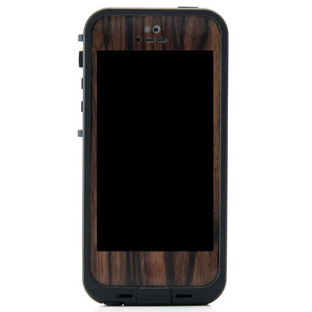 SlickWraps LifeProof Wood Wrap for iPhone 4/4S, Ebony