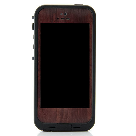 SlickWraps Wood LifeProof Wrap for iPhone 4/4S, Mahogany