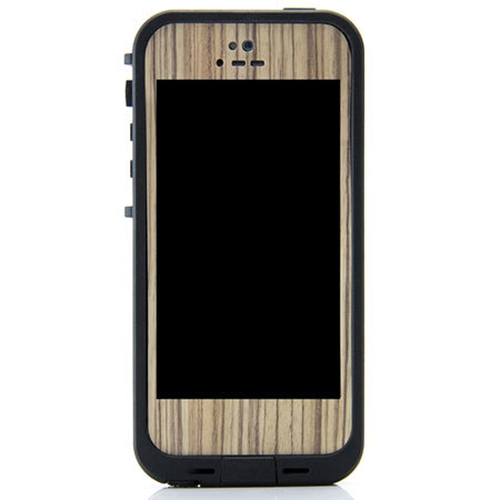 SlickWraps Wood LifeProof Wrap for iPhone 4/4S, Zebra