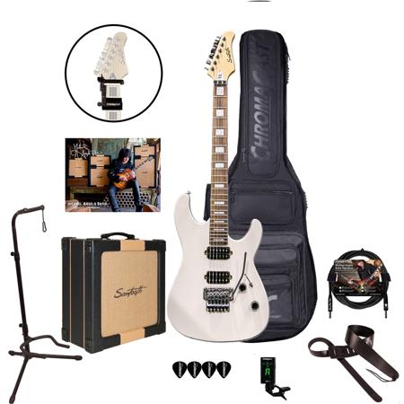 Sawtooth ST-M24 MAB Signature Electric Guitar with 25W Amp, Satin White