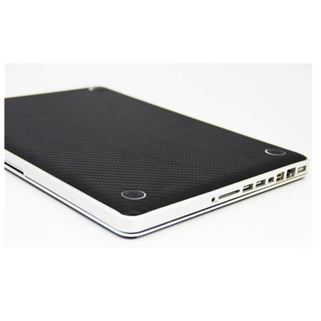 SlickWraps Black Carbon Fiber Wrap for MacBook Air 11.6"