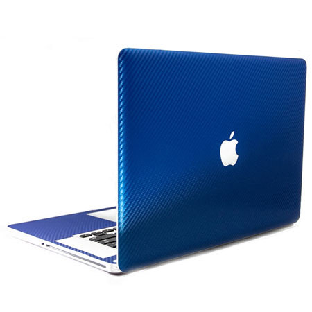 SlickWraps Carbon Fiber Wrap for MacBook Air 11.6", Blue