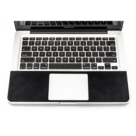SlickWraps Gamuza Ultrasuede Wristpad for MacBook Pro 13", Black