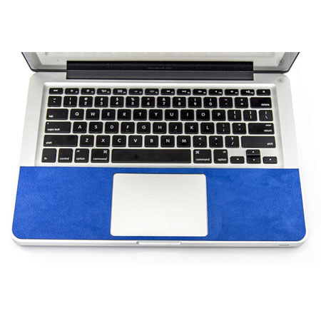 SlickWraps Gamuza Ultrasuede Wristpad for MacBook Pro 13", Blue