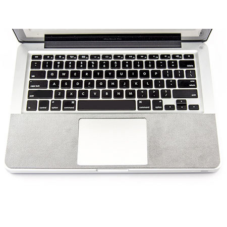 SlickWraps Gamuza Ultrasuede Wrist Pad for MacBook Pro 13", Gray