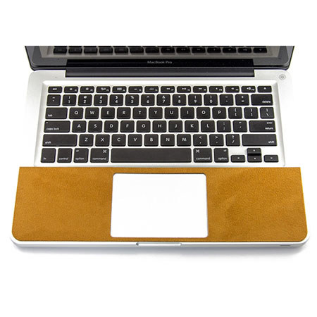 SlickWraps Gamuza Ultrasuede Wristpad for MacBook Pro 13", Tan