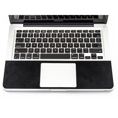 SlickWraps Gamuza Ultrasuede Wristpad for MacBook Pro 15.4", Black