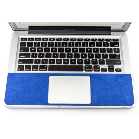 SlickWraps Gamuza Ultrasuede Wristpad for MacBook Pro 15.4", Blue