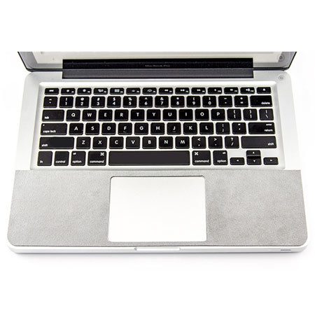 SlickWraps Gamuza Ultrasuede Wrist Pad for MacBook Pro 15.4", Gray