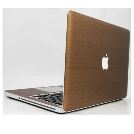 SlickWraps Brushed Copper Wrap for MacBook Pro 17"