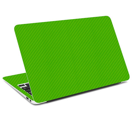 SlickWraps Carbon Fiber Wrap for MacBook Retina 13", Green