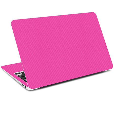 SlickWraps Carbon Fiber Wrap for 13" MacBook Retina, Pink