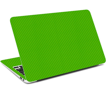 SlickWraps Carbon Fiber Wrap for MacBook Retina 15", Green