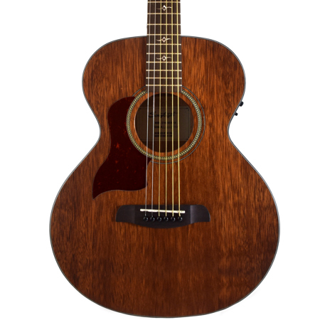 Sawtooth Mahogany Series Left-Handed Mini Jumbo Acoustic Electric Guitar
