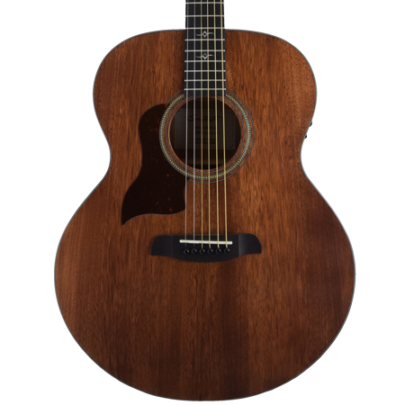 Sawtooth Mahogany Series Left-Handed Jumbo Acoustic Electric Guitar