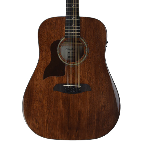 Sawtooth Mahogany 12-String LeftHanded Dreadnought Acoustic Electric Guitar