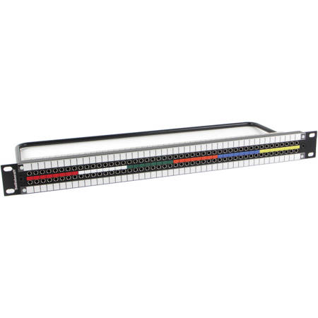 MMVP Video Patchbay, 1 Rack Unit, 2x48, Normalled, Non-Terminated