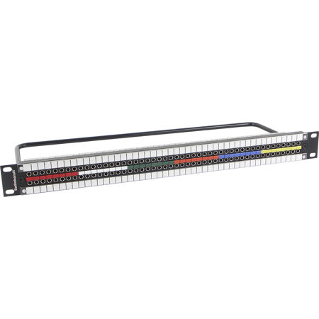 Switchcraft MMVP Video Patchbay, 1.5 Rack Unit, 2x48, Normalled, Non-Terminated