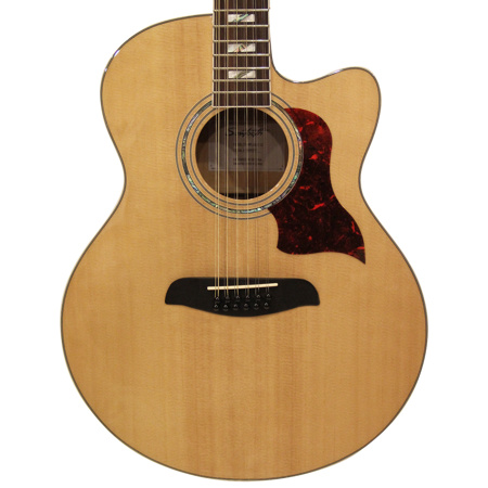 Sawtooth Maple 12-String Acoustic Electric Guitar with Flame Maple Back & Sides