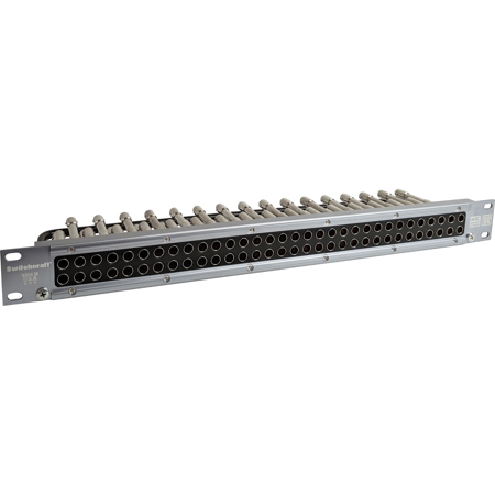Switchcraft 1RU 2x32 Mid Size UHD Video Patchbay, Non-Normalled & Non-Terminated