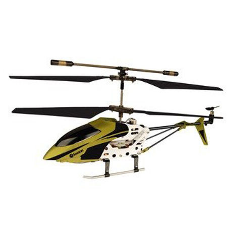 Swann Micro Lightning Gyro Balanced Remote Controlled Helicopter, Black/Gold